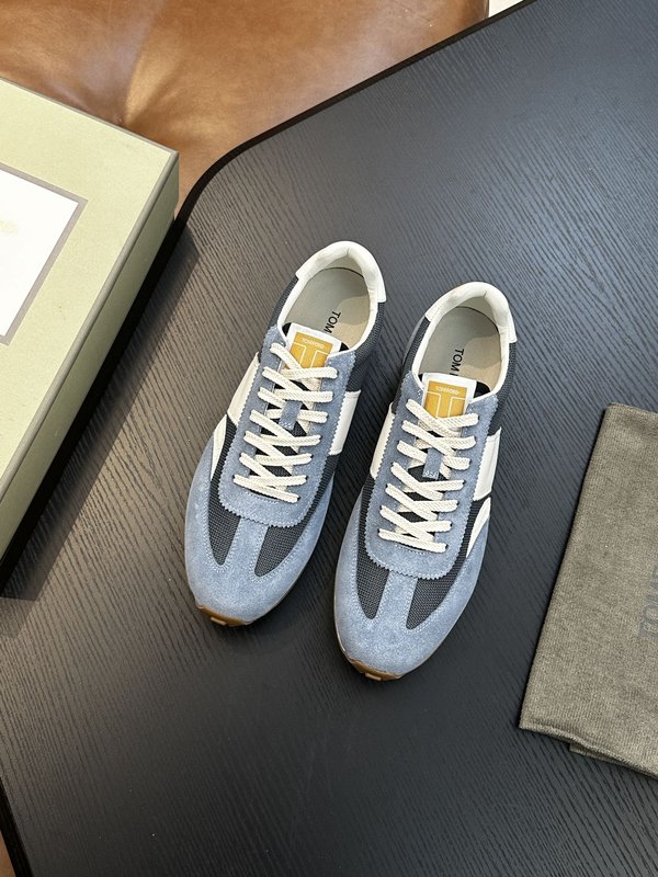 TOM FORD 가죽 로우탑 스니커즈 001-179218
