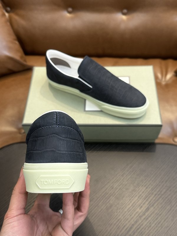 TOM FORD 가죽 로우탑 스니커즈 001-179230