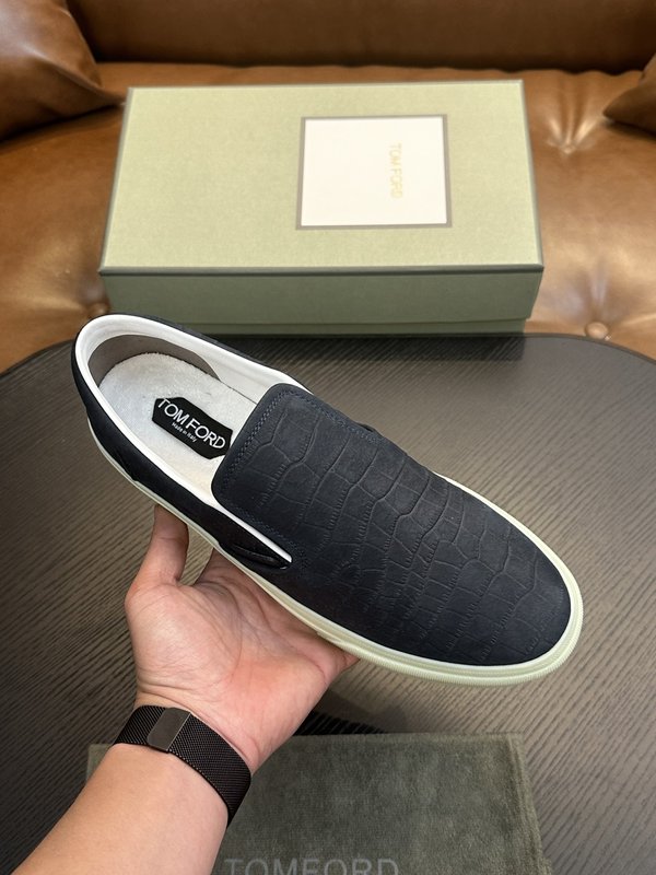 TOM FORD 가죽 로우탑 스니커즈 001-179230