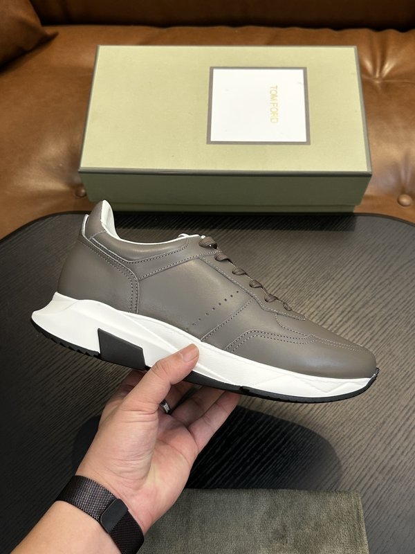 TOM FORD 가죽 로우탑 스니커즈 001-179249