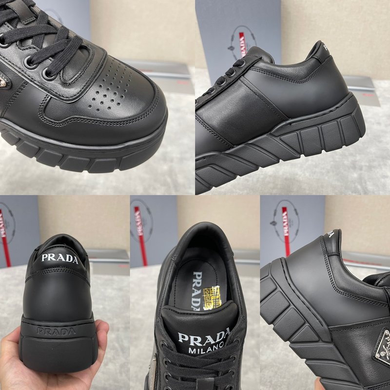 Prada 로고 플레이트 두꺼운 밑창 운동화 001-179570