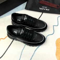 프라다 블랙 가죽 슈즈 001-179577