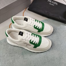 프라다 신규 화이트 그린 신발 001-179584