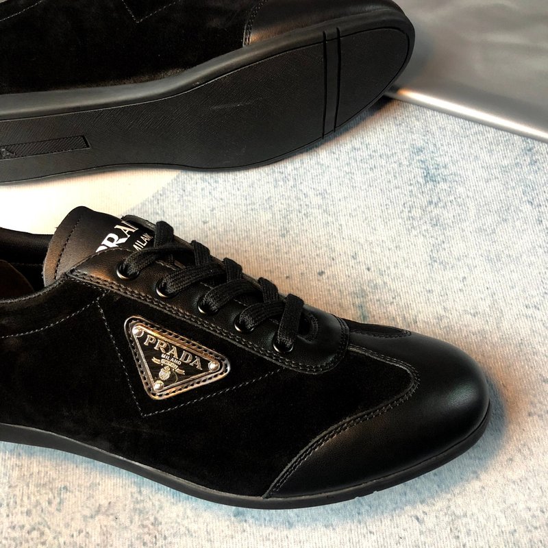 PRADA 블랙 옥스포드 슈즈 001-179585