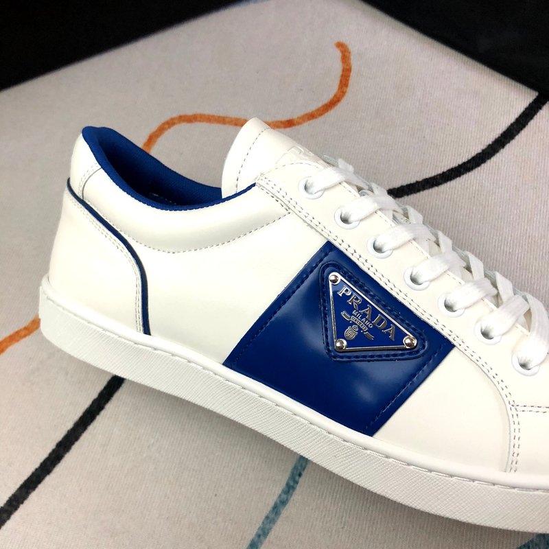PRADA 화이트 블루 슈즈 001-179587