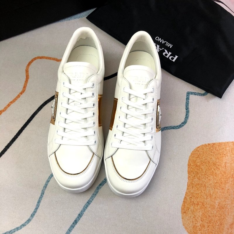 PRADA 프라다 화이트 골드 컬러 슈즈 001-179588