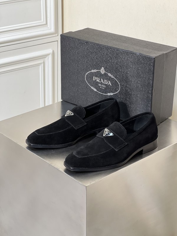 PRADA 남성 비즈니스 캐주얼 가죽 구두 001-179598