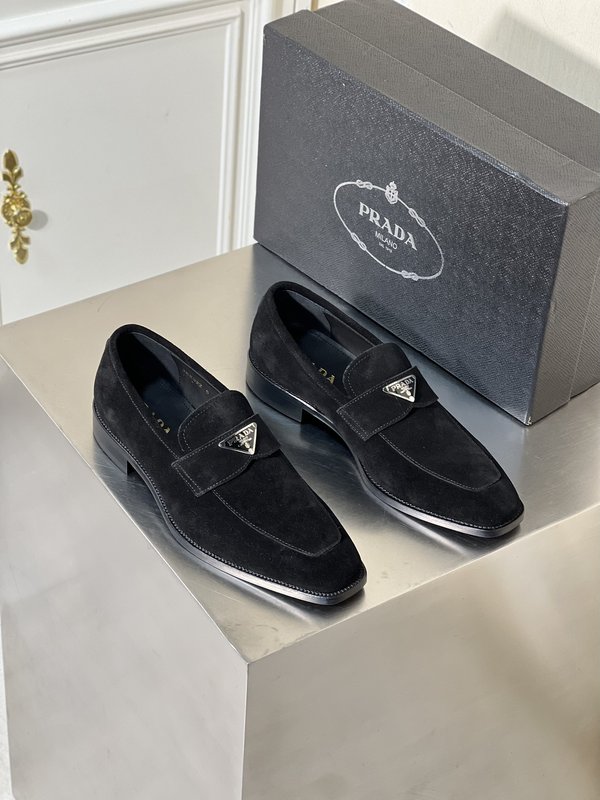 PRADA 남성 비즈니스 캐주얼 가죽 구두 001-179598