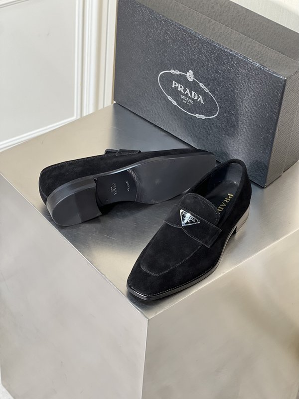 PRADA 남성 비즈니스 캐주얼 가죽 구두 001-179598