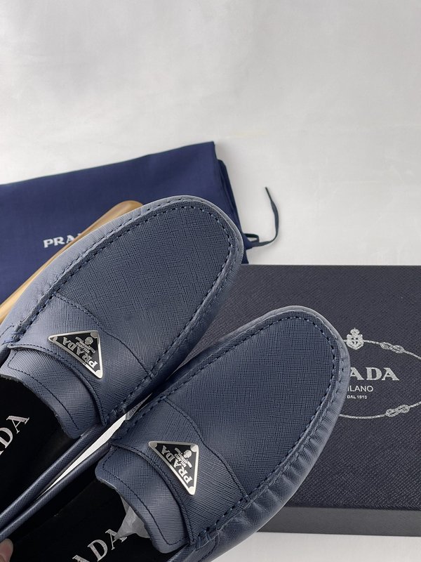 PRADA 남성 스티치 운전화 001-179619