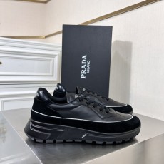 프라다 남성 소 가죽 스포츠 캐주얼 슈즈 001-179627