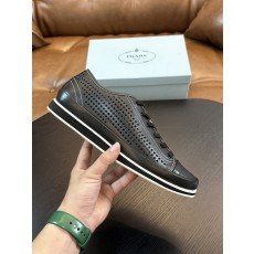 프라다 PRADA 남성 로우탑 소가죽 구두 001-179651