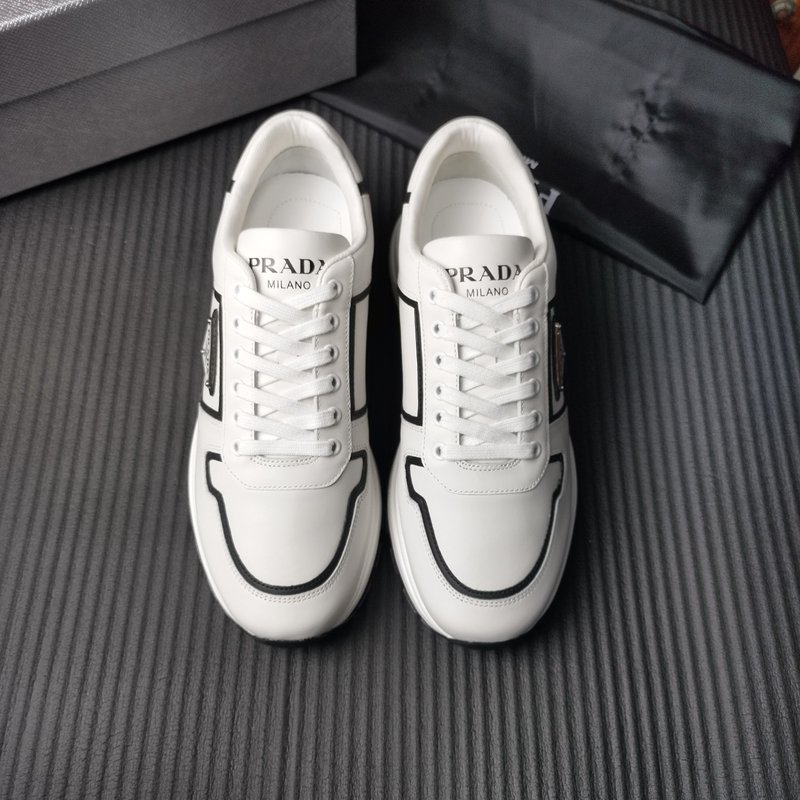 PRADA 프라다 블랙 가죽 구두 001-179660