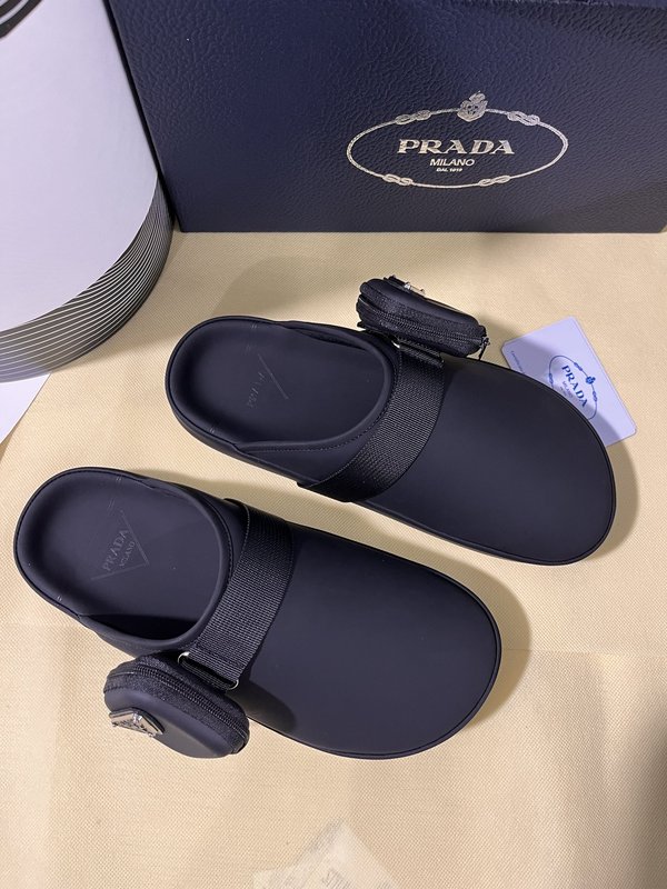 PRADA 클래식 토캡 반슬리퍼 001-179727