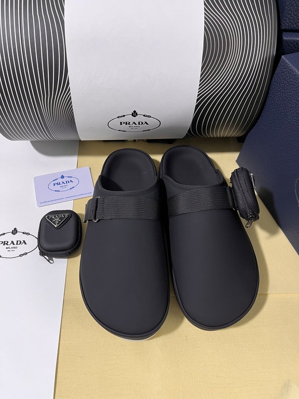 PRADA 클래식 토캡 반슬리퍼 001-179727