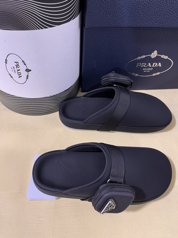 PRADA 클래식 토캡 반슬리퍼 001-179727