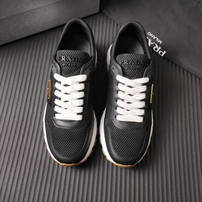 PRADA 프라다 블랙 메쉬 슈즈 001-179765