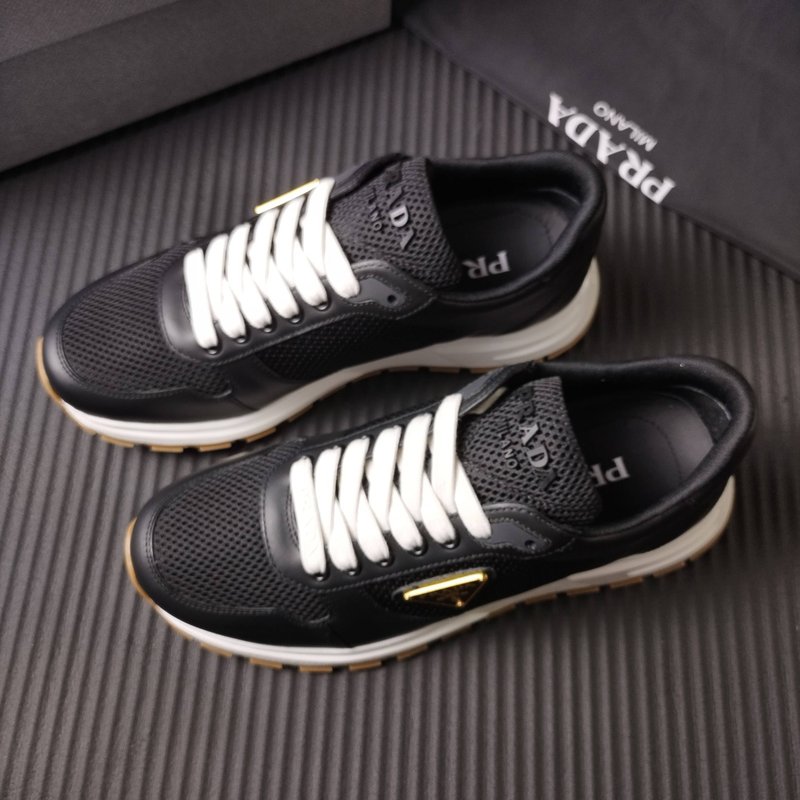PRADA 프라다 블랙 메쉬 슈즈 001-179765