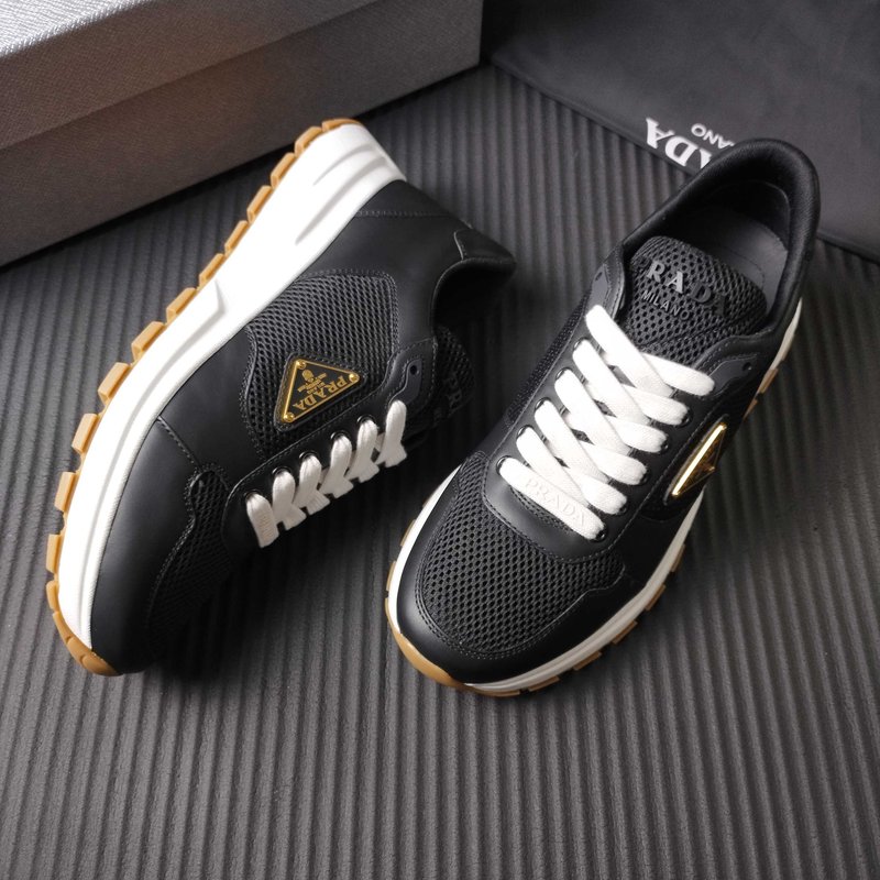 PRADA 프라다 블랙 메쉬 슈즈 001-179765
