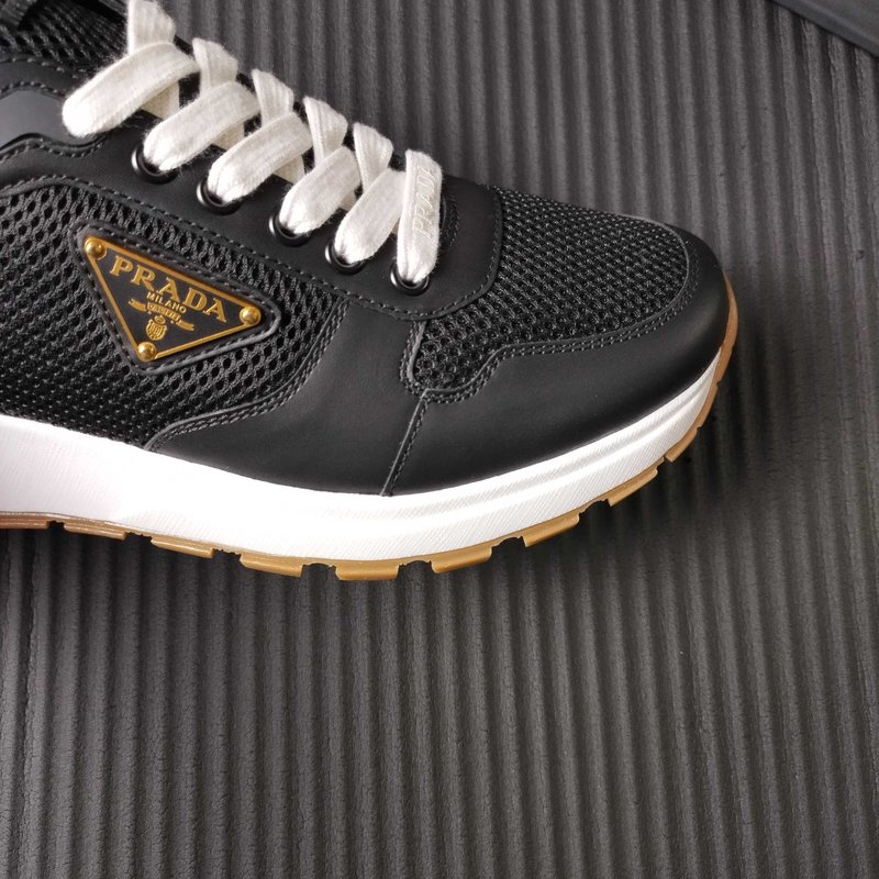 PRADA 프라다 블랙 메쉬 슈즈 001-179765