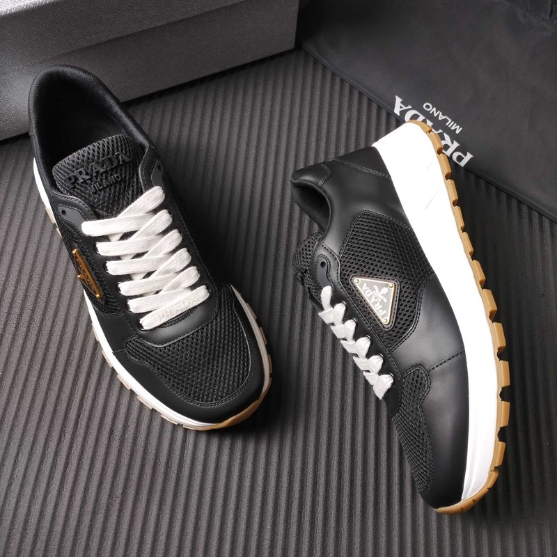 PRADA 프라다 블랙 메쉬 슈즈 001-179765