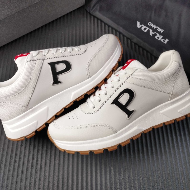 PRADA 화이트 가죽 신제품 신발 001-179777