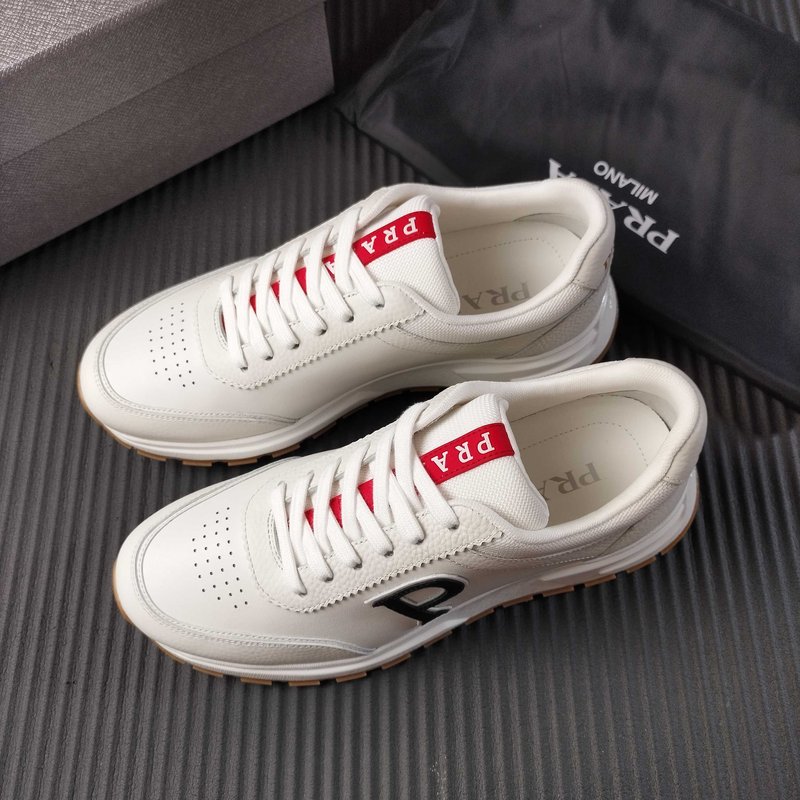 PRADA 화이트 가죽 신제품 신발 001-179777