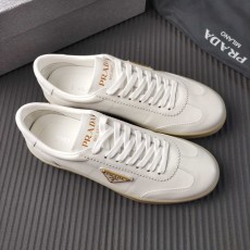PRADA 브랜드 화이트 가죽 신발 001-179778