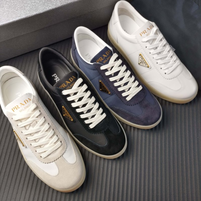 PRADA 브랜드 화이트 가죽 신발 001-179778