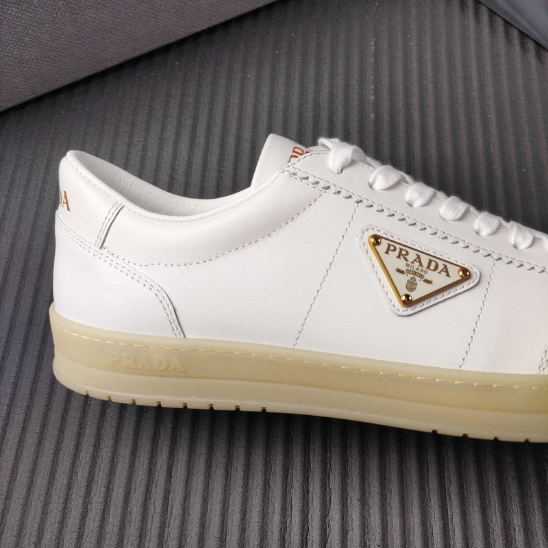 PRADA 브랜드 화이트 가죽 신발 001-179778