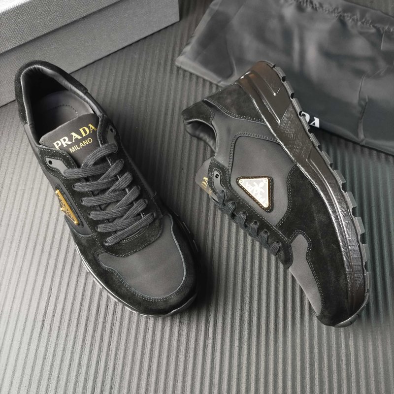 PRADA 프라다 블랙 패브릭 슈즈 001-179781