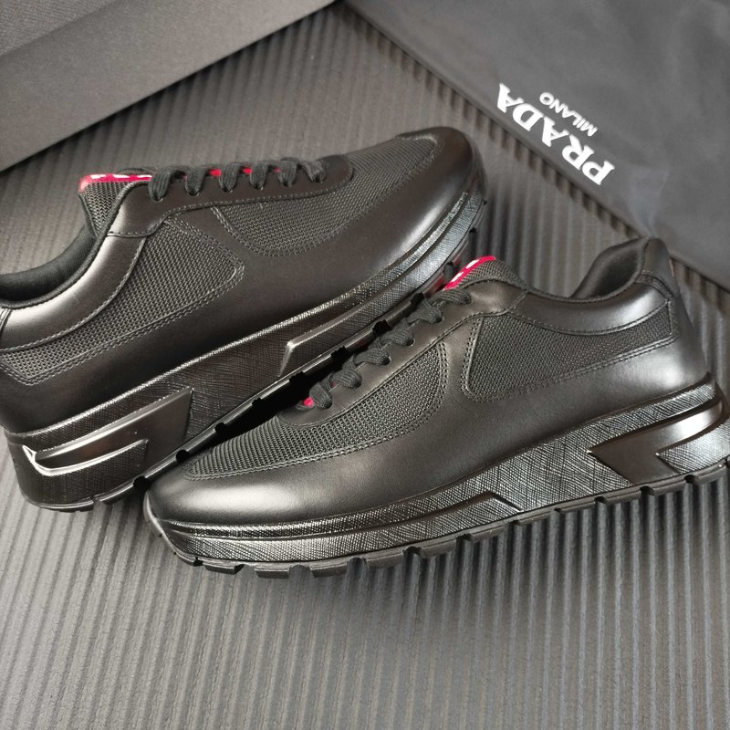 PRADA 프라다 블랙 메쉬 운동화 001-179791