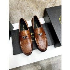 PRADA 남성 수입 개변주 송아지 가죽 구두 001-179827