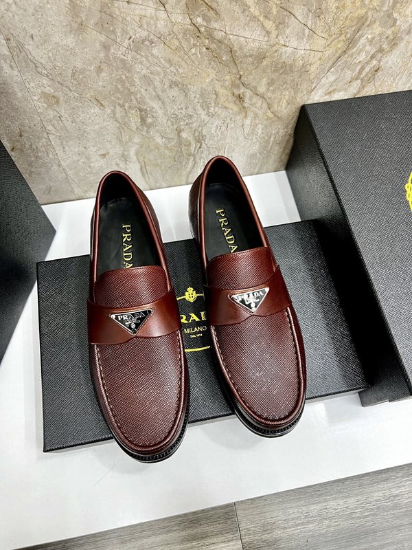 PRADA 남성 수입 송아지 가죽 구두 001-179830