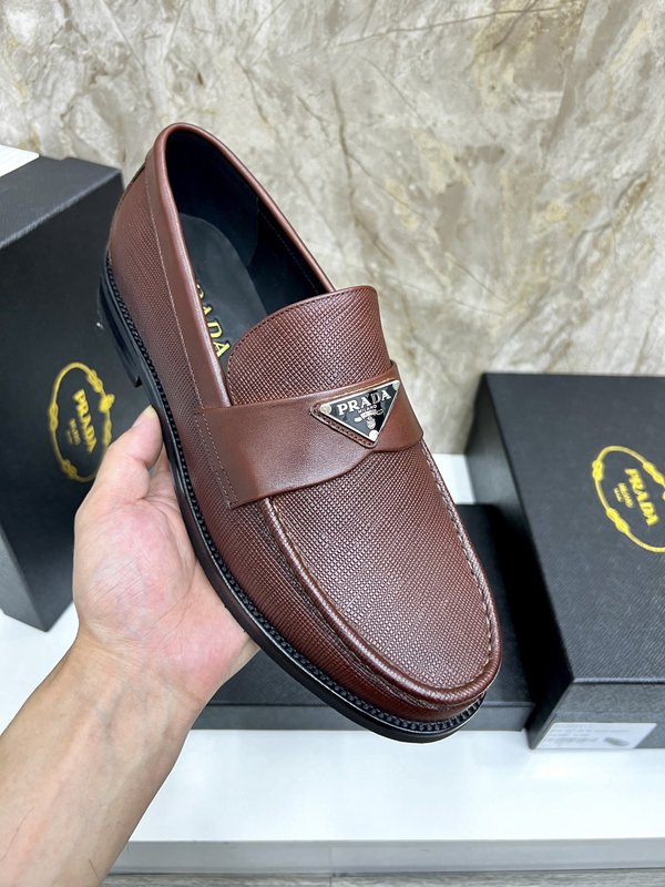 PRADA 남성 수입 송아지 가죽 구두 001-179830