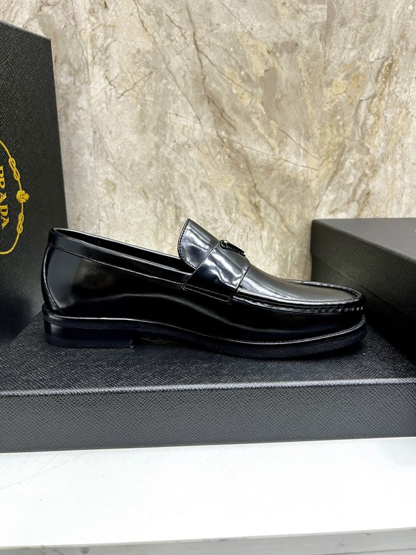 PRADA 남성 수입 송아지 가죽 구두 001-179831