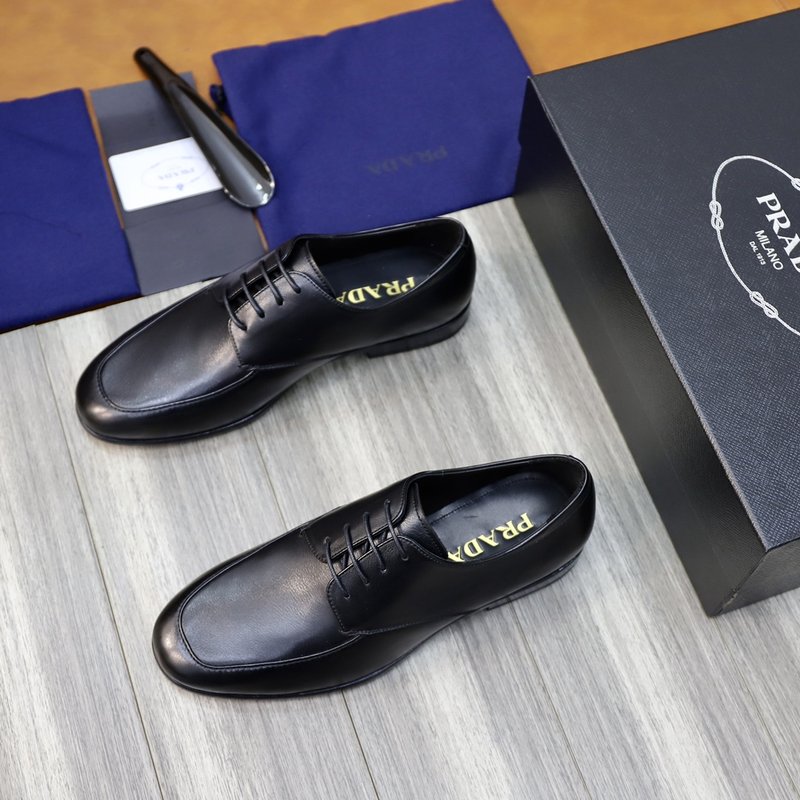 PRADA 신규 남성 비즈니스 가죽 구두 001-179850