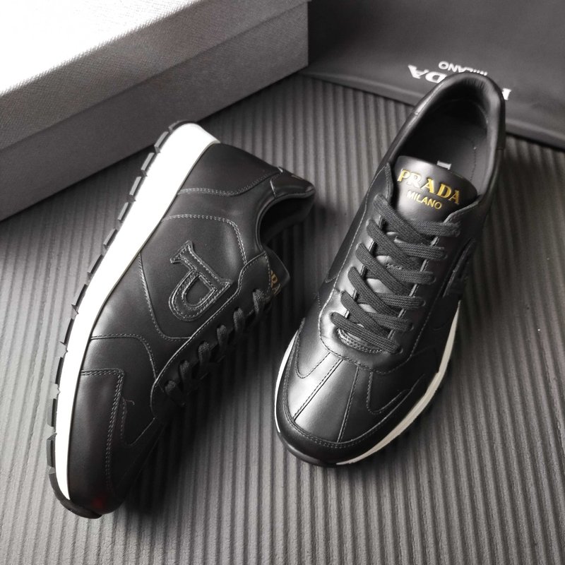 PRADA 프라다 블랙 레저 운동화 001-179891