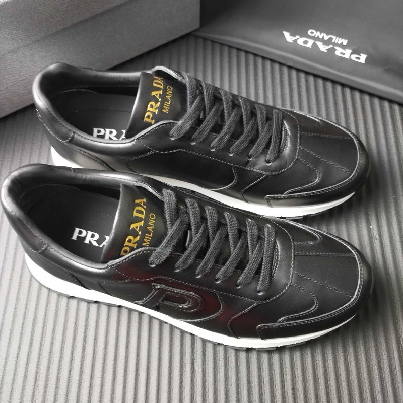 PRADA 프라다 블랙 레저 운동화 001-179891