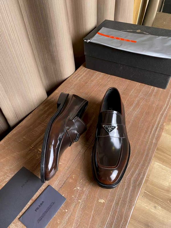 PRADA 남성 오리지널 송아지 가죽 구두 001-179918