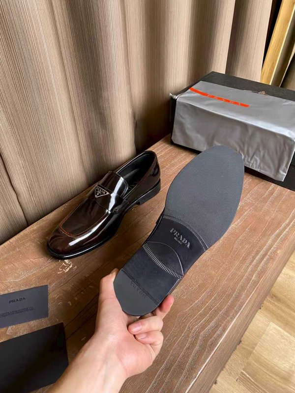 PRADA 남성 오리지널 송아지 가죽 구두 001-179918
