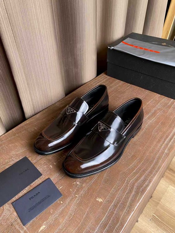 PRADA 남성 오리지널 송아지 가죽 구두 001-179918