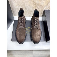 PRADA 사피아노 가죽 첼시 부츠 001-179923