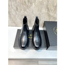 프라다 남성용 첼시 부츠 매트 가죽 001-179933