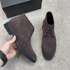 Prada 비즈니스 캐주얼 소 가죽 남성 부츠 001-179937
