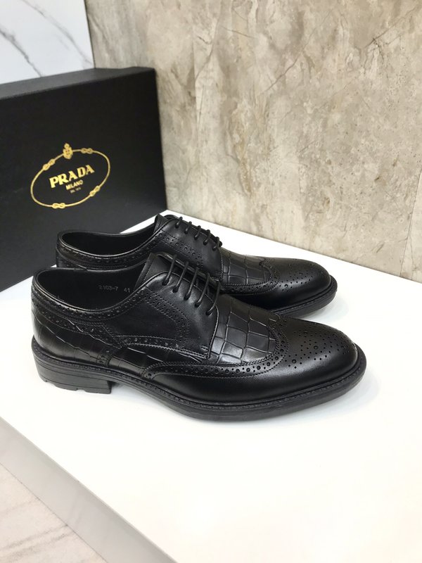 프라다 PRADA 남성 정장 가죽 슈즈 슬립온 001-179938