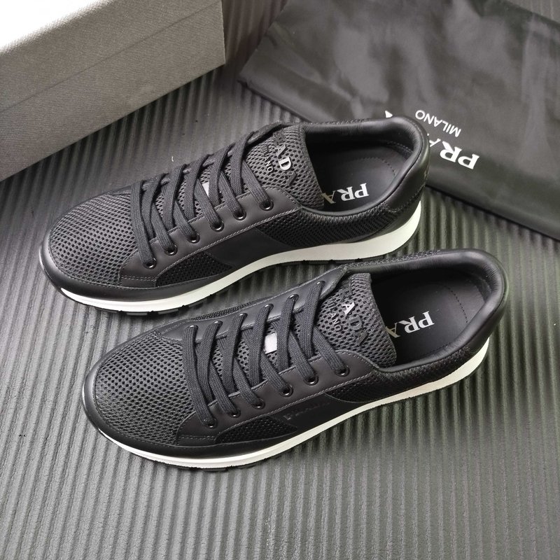 PRADA 블랙 메쉬 운동화 001-180008