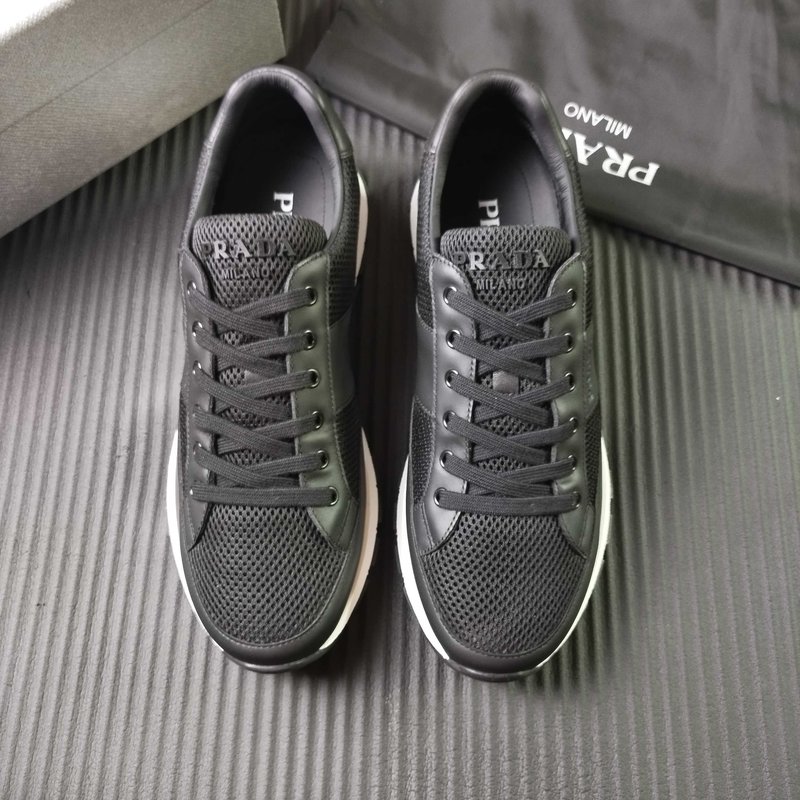 PRADA 블랙 메쉬 운동화 001-180008