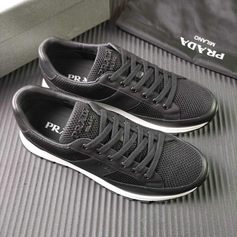PRADA 블랙 메쉬 운동화 001-180008