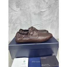 PRADA 빈티지 남성 가죽 스플라이스 슈즈 001-180019